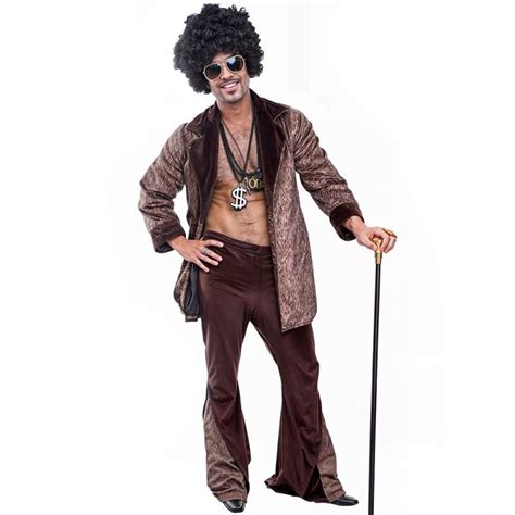 Leopard Pimp 70s Pimp Masquerade Costume Hire