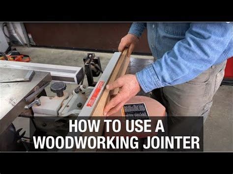 WOODWORKING: How to Use a Jointer to Make Your Wood Projects Better in 2022 | Woodworking ...