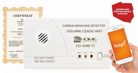 Czujnik Czadu Wifi El Home Cd B Ty Eura Firetech