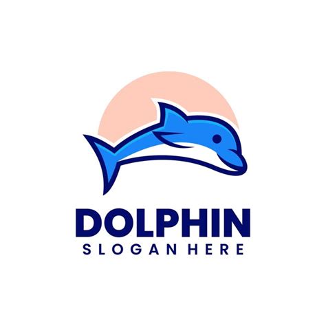 Premium Vector Free Vector Dolphin Mascot Design