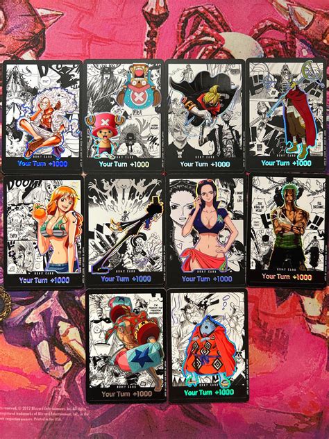 10x DON!! ~ Straw Hat Crew - One Piece TCG Custom DON!! Cards *foil