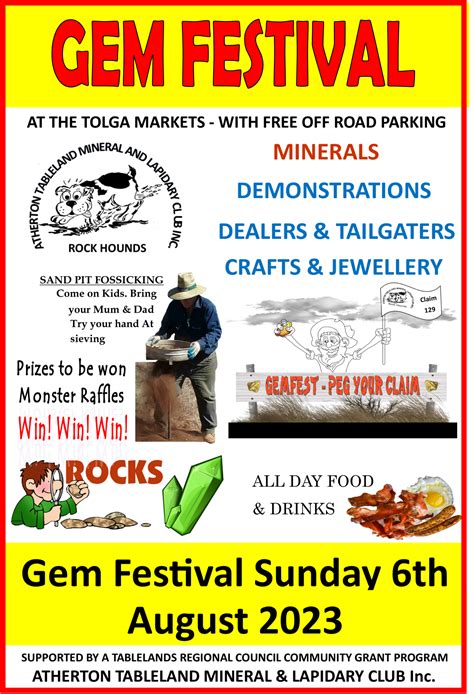 GEM FEST FLYER 2023 TRC Tablelands Regional Council