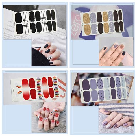 Nail Stickers Nail Art. Nail Wraps. 14 Sheet | OK Gel Polish