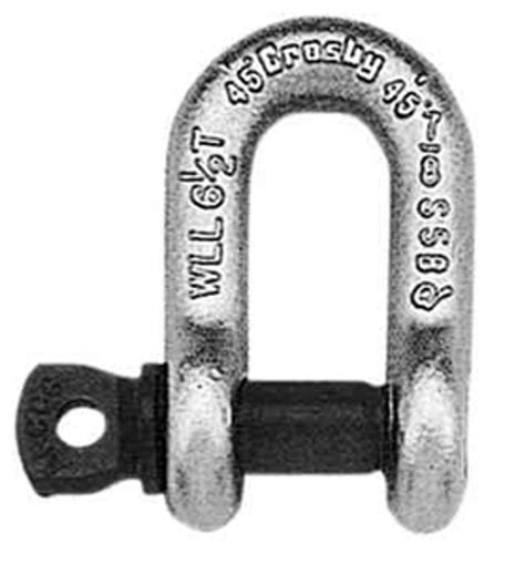 Impa 234101 Chain Shackle Screw Pin 7x 8x12mm Swl 05 Ton