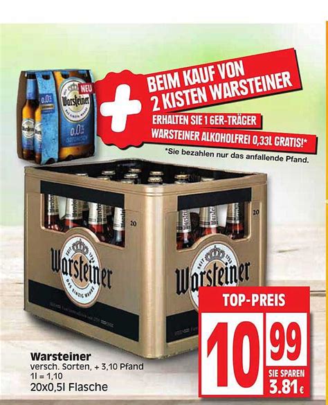 Warsteiner Angebot Bei Edeka Prospekte De