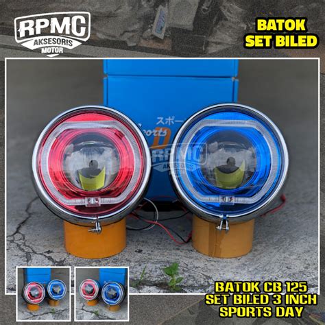 Jual Lampu Depan Biled Inch Set Batok Cb Import Sports Day Dan