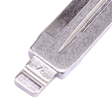 Dwcx Pcs Silver Metal Blank Uncut Flip Kd Vvdi Remote Key Blade