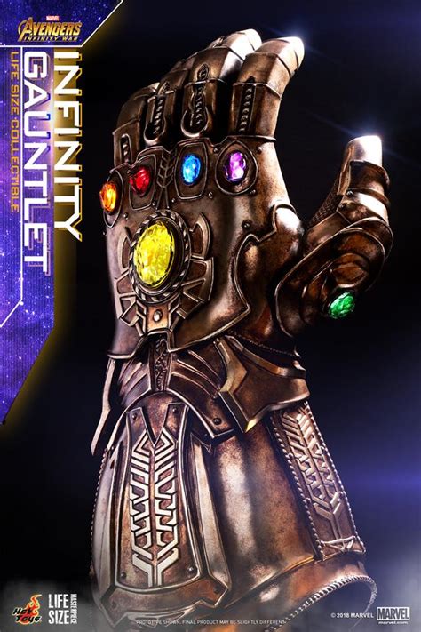 Hot Toys Infinity Gauntlet Life Size Replica Up For Order Marvel Toy