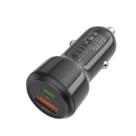 ที่ชาร์จแบตในรถ Usb Pd20w Car Charger Qc30 Pd20w Dual Ports Charging