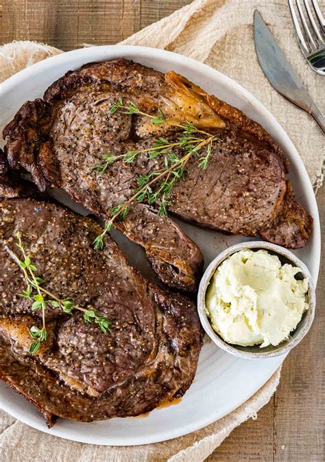 Air Fryer Ribeye Steaks Recipe Dinner Then Dessert