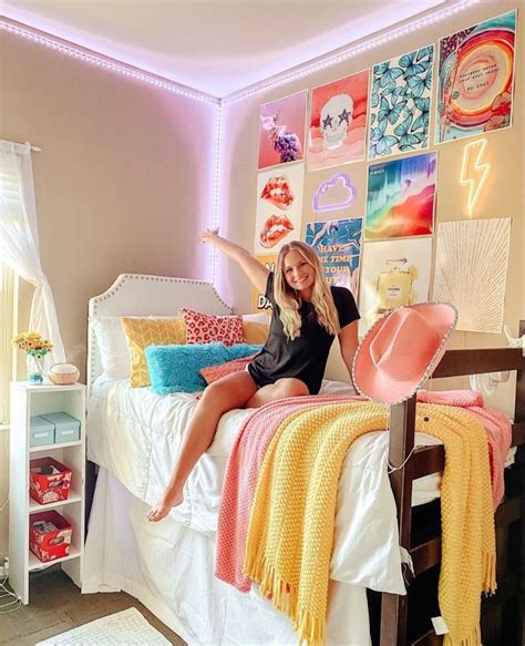 Nude Theme Dorm Room Decore Ideas Dorm Room Inspiration Dorm Room