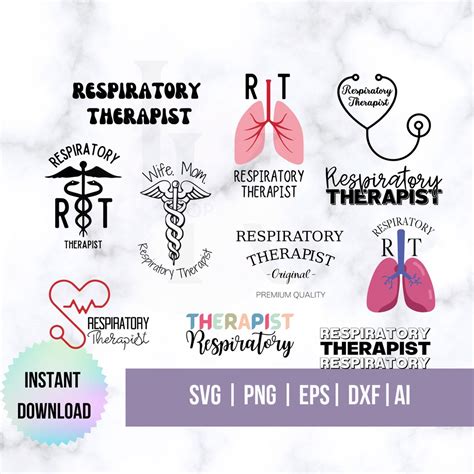 Respiratory Therapist Svg Respiratory Therapy Svg Respiratory Therapist Shirt Svg Eps Dxf