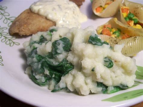 Creamed Mashed Potatoes With Spinach Recipe Genius Kitchen