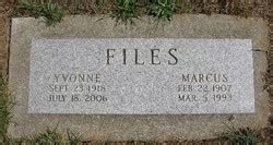 Yvonne Files 1918 2006 Mémorial Find a Grave