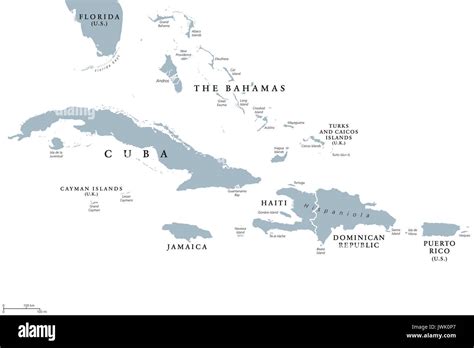 Lesser Antilles World Map