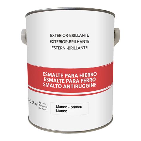 Vernice da esterno antiruggine per ferro bianco, 2.5 L | Leroy Merlin