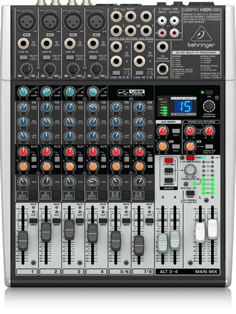 Behringer Xenyx X Usb Channel Usb Audio Mixer With Effects