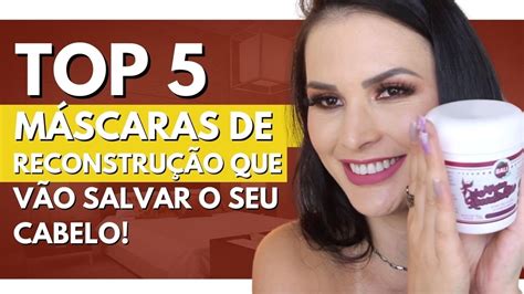 TOP 5 MÁSCARAS DE RECONSTRUÇÃO QUE VÃO SALVAR O SEU CABELO por Julia