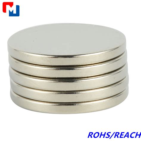 Custom Size Disc Magnet Ndfeb Neodymium Round Magnet With Strong