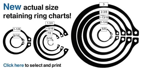 Retaining Ring Sizing Charts 46 Off