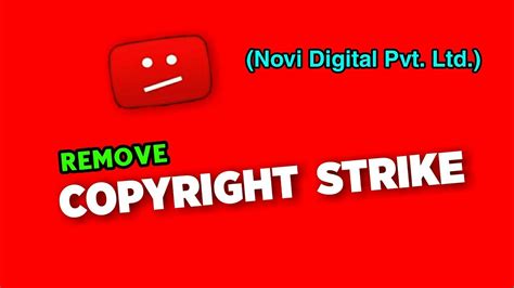 How To Remove Copyright Strike On Youtube Video Copyright Strike