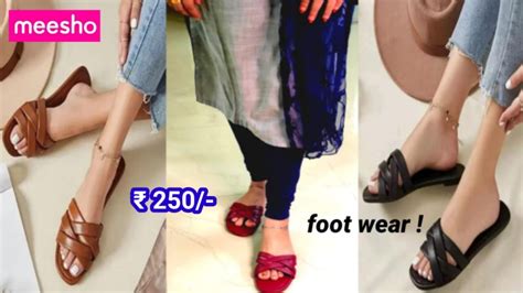 HUGE MEESHO FOOTWEAR Haul Rs 250 Meesho Flats Footwear Haul