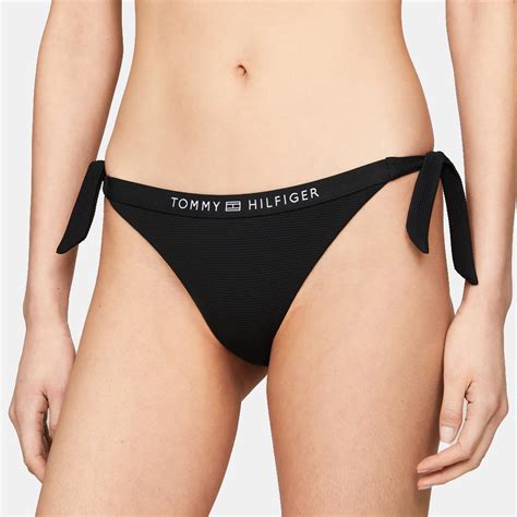 Tommy Jeans Side Tie Women S Bikini Bottom Black UW UW BDS
