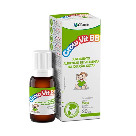 Vitaminas Bebe 1 Ano - Grow Vit Bb Como Tomar - RETOEDU
