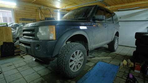 7. Воткнул резину АТ 31.5 на проставках — Land Rover Discovery III, 2,7 ...