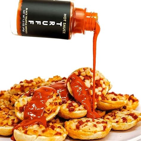 Snapklik Truff Hot Sauce Pack Mini Set Portable Travel Bottles Of Gourmet Hot Sauce