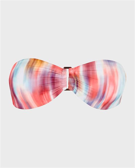 Vilebrequin Ikat Flowers Bandeau Bikini Top Neiman Marcus