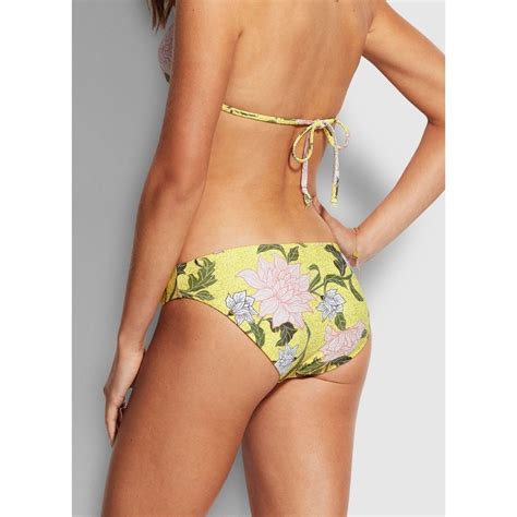 Seafolly Boheme Reversible Slide Tri Bikini With Reversible Hipster