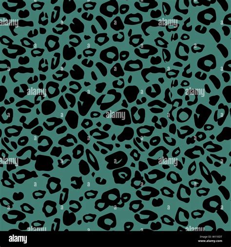 Green Leopard Print Wallpaper