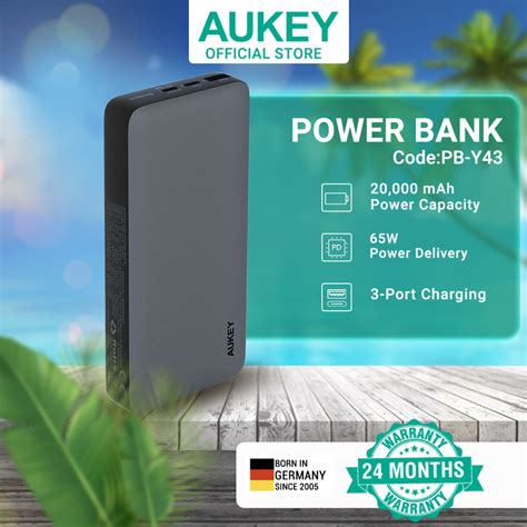 Aukey Pb Y Sprint X K Mah W Omnia Ii Shopee Philippines