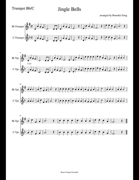 Jingle Bells Sheet Music For Trumpet Download Free In Pdf Or Midi