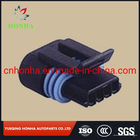 Pa66 Waterproof Fci Auto 4 Pin Female Wire Harness Connector 12162190