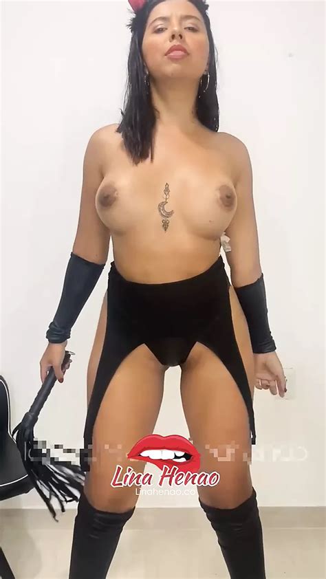 Lina Henao Is A Devil Who Puts Her Dildo Up Her Ass Xhamster