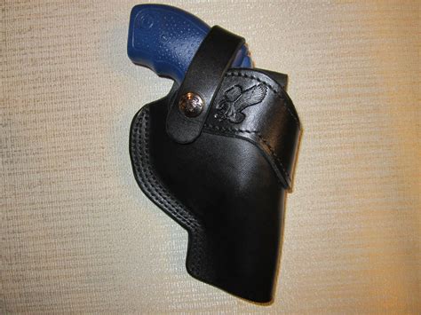 ITEM # 856 - Ruger lcr 38 or 357 revolver belt holster with adjustable ...