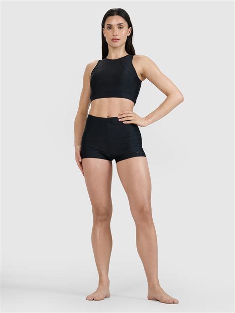 Góra od bikini damska czarna 4F Odzież obuwie i akcesoria sportowe