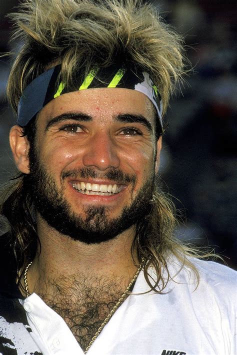 Download Andre Agassi Sporting A Long Mullet Wallpaper