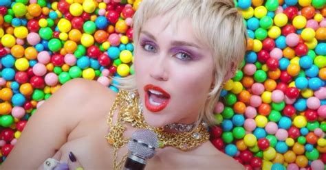 Miley Cyrus Rubs Naked Body With Sweets In New Music Video As She Moves On From Cody The Mirror