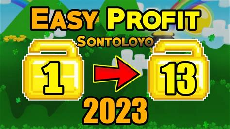 EASY PROFIT DENGAN MODAL 1 WL BEST PROFIT 2023 GROWTOPIA