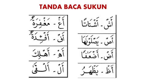 Cara Mudah Dan Cepat Membaca Tanda Baca Sukun Cara Cepat Membaca Al