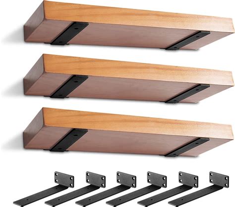 Buy Miugo Pack Heavy Duty Shelf Brackets Inch Floating Shelf