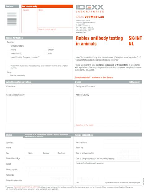 Idexx Sk Int Fill And Sign Printable Template Online Us