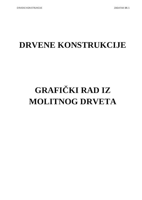 Docx Graficki I Drvene Konstrukcije Dokumen Tips