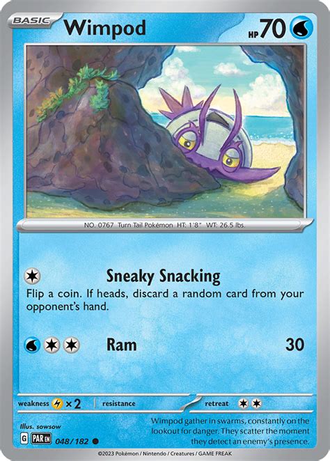 Wimpod Paradox Rift PAR 048 PkmnCards