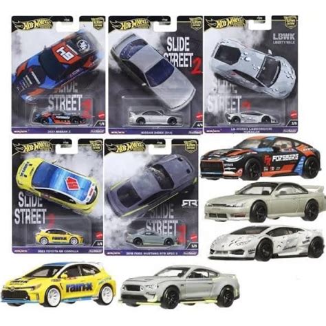 Jual Hot Wheels Premium Slide Street 2 2023 Nissan Z 2023 Toyota GR Corolla LB Works