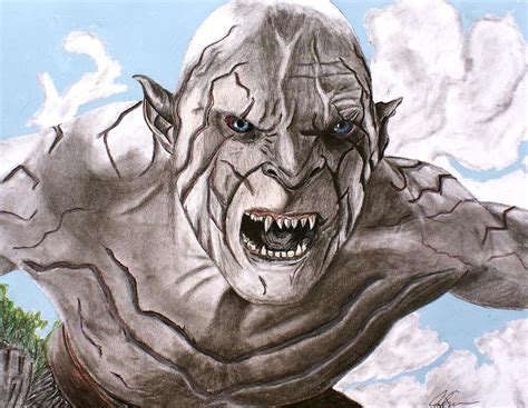 Azog The Defiler Drawing By Jason Swanson