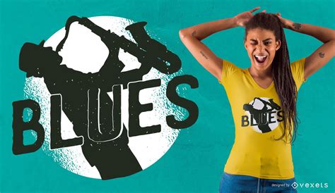 Blues Music T Shirt Design Vector Download